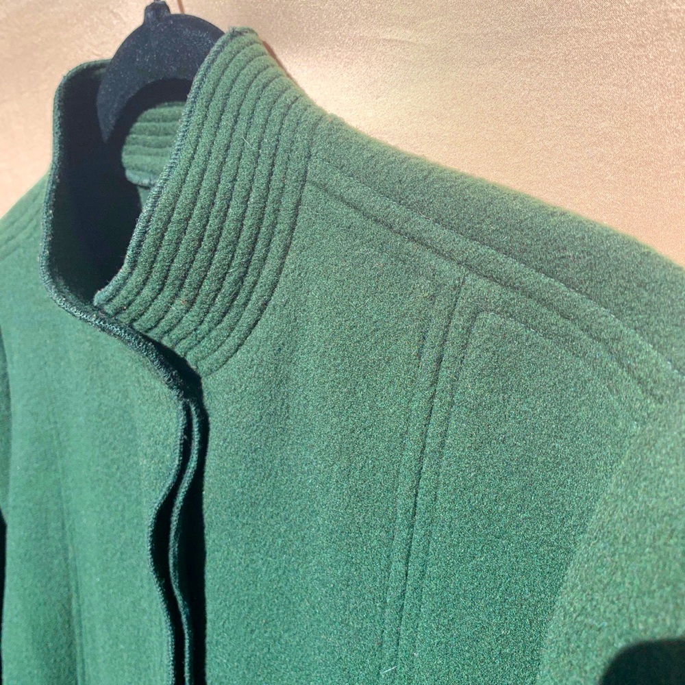VTG 80’s Forest Green Felted Wool Jacket